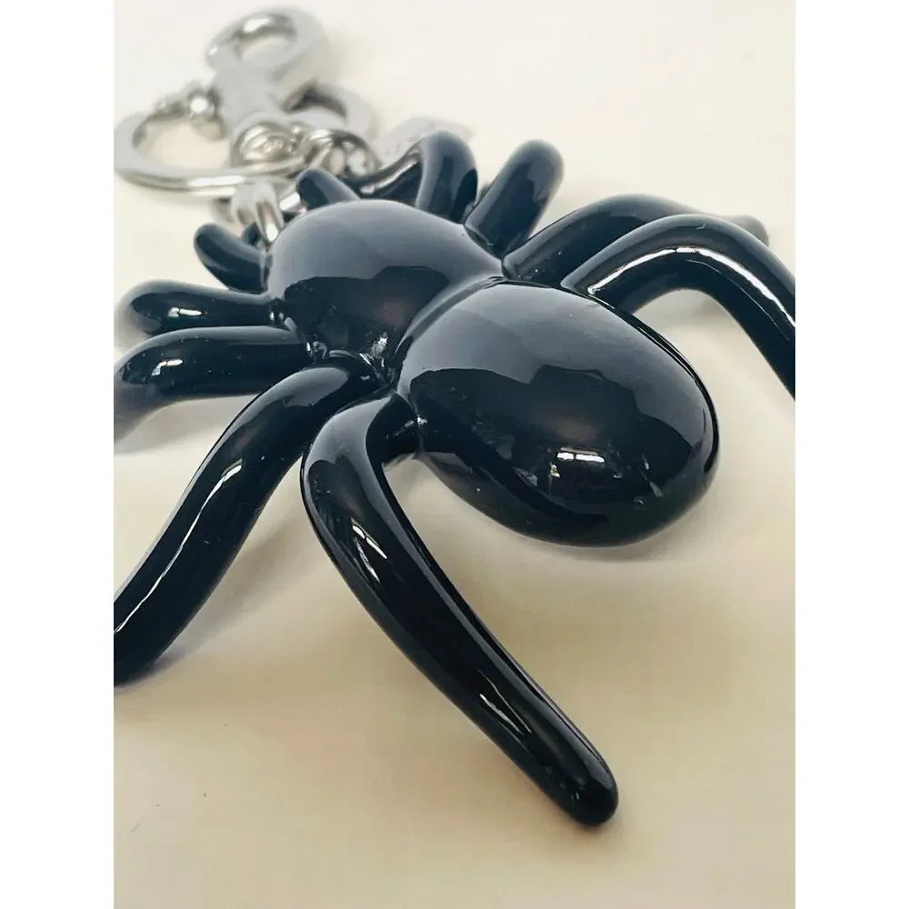Coach CAX79 Spider Halloween Bag Charm Black Enamel